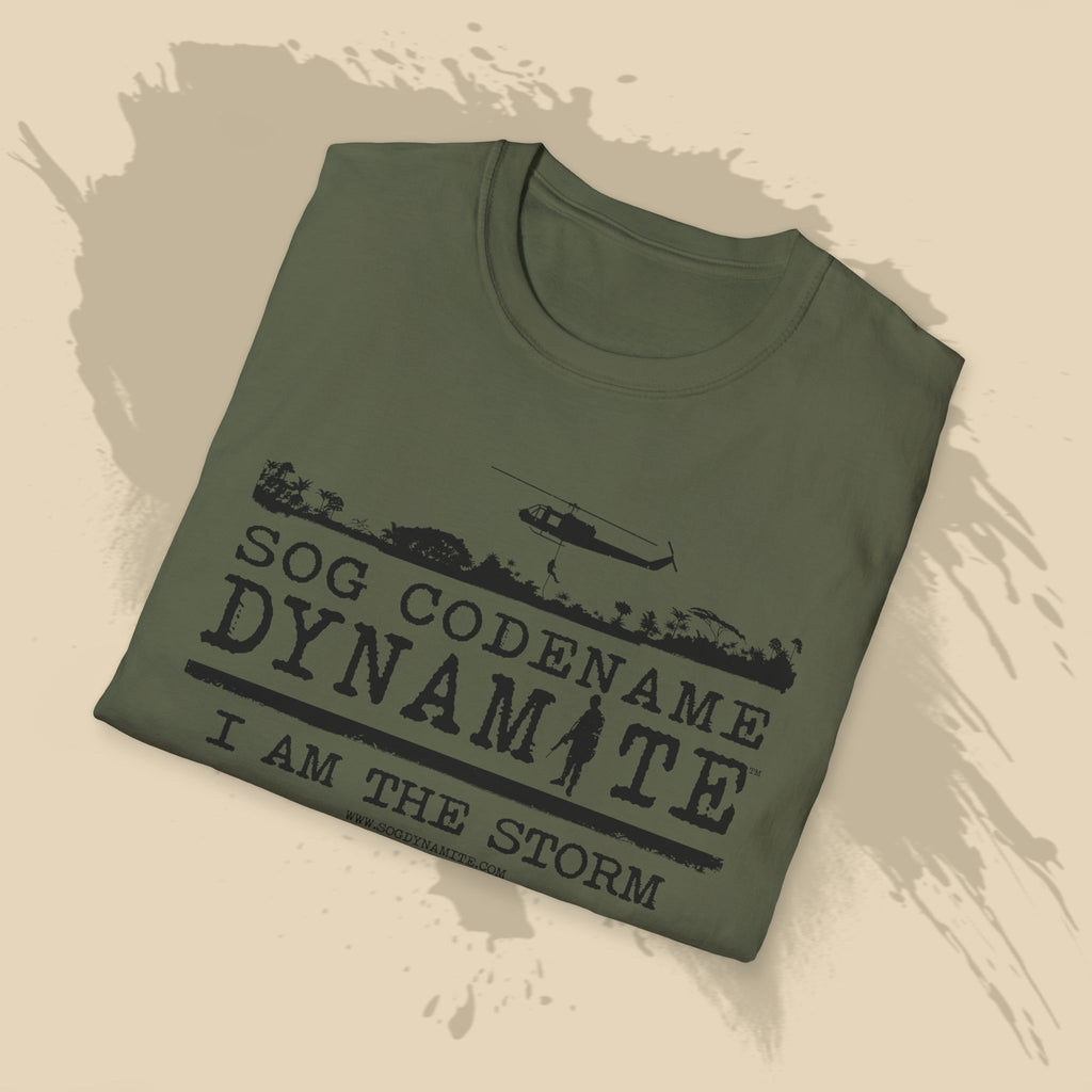 SOG Codename Dynamite: I Am The Storm T-Shirt (Full Front Print)