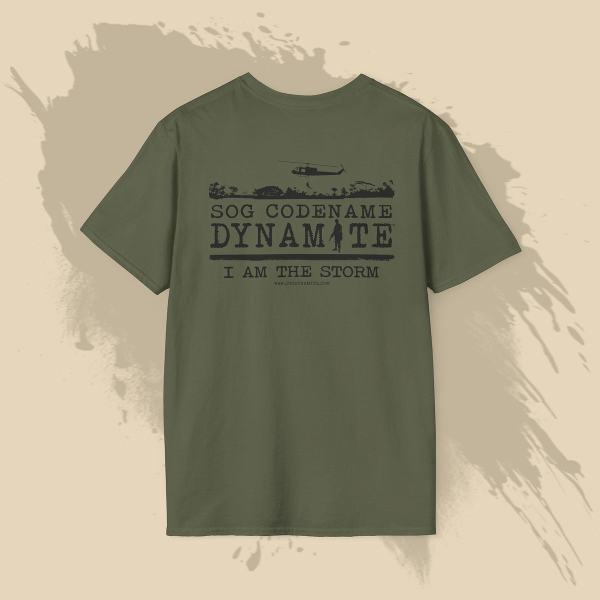 SOG Codename Dynamite: I Am The Storm T-Shirt (Full Back Print)
