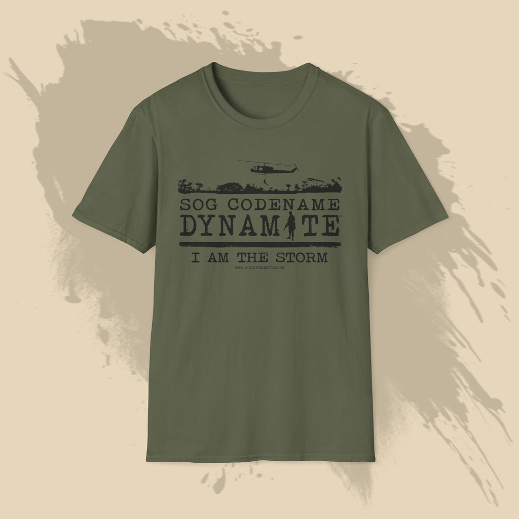 SOG Codename Dynamite: I Am The Storm T-Shirt (Full Front Print)