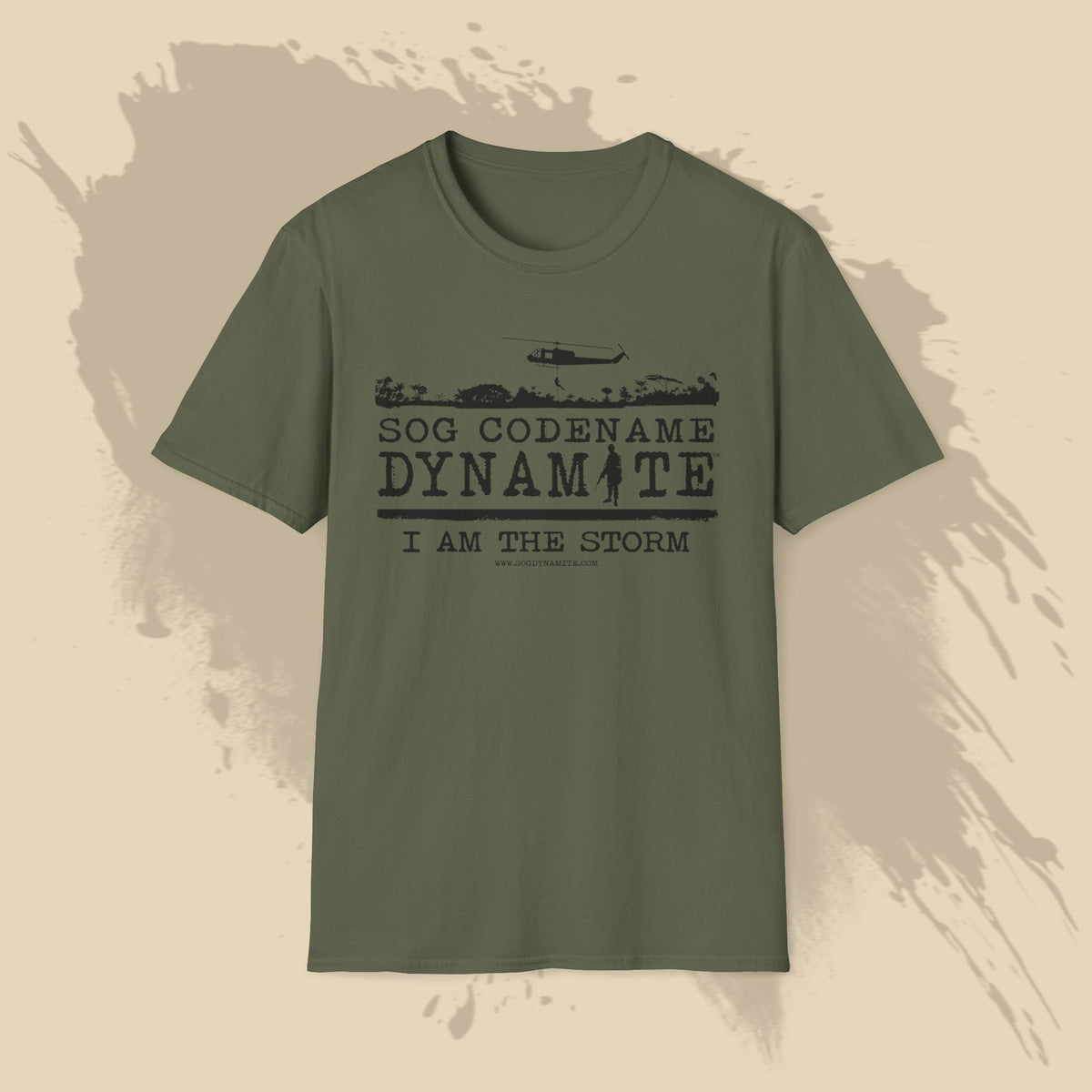 SOG Codename Dynamite: I Am The Storm T-Shirt (Full Front Print)